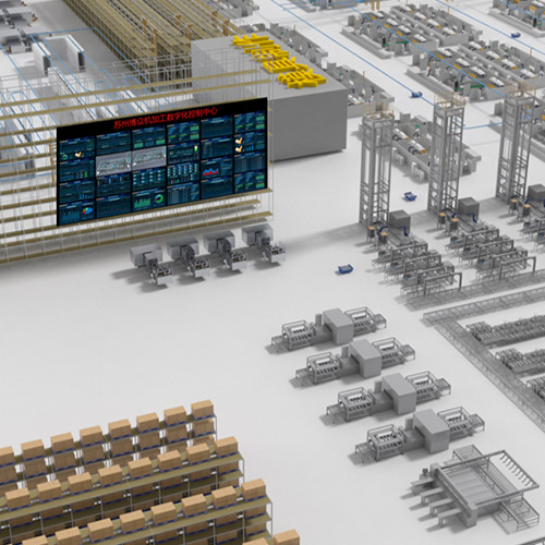 Layout of digital factory