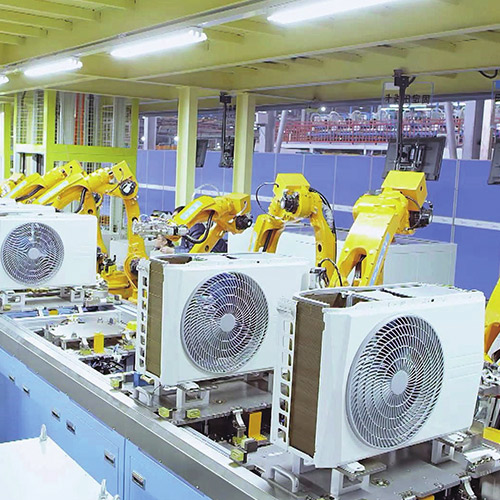 Global launch of Midea's air conditioner interior and exterior smart factory